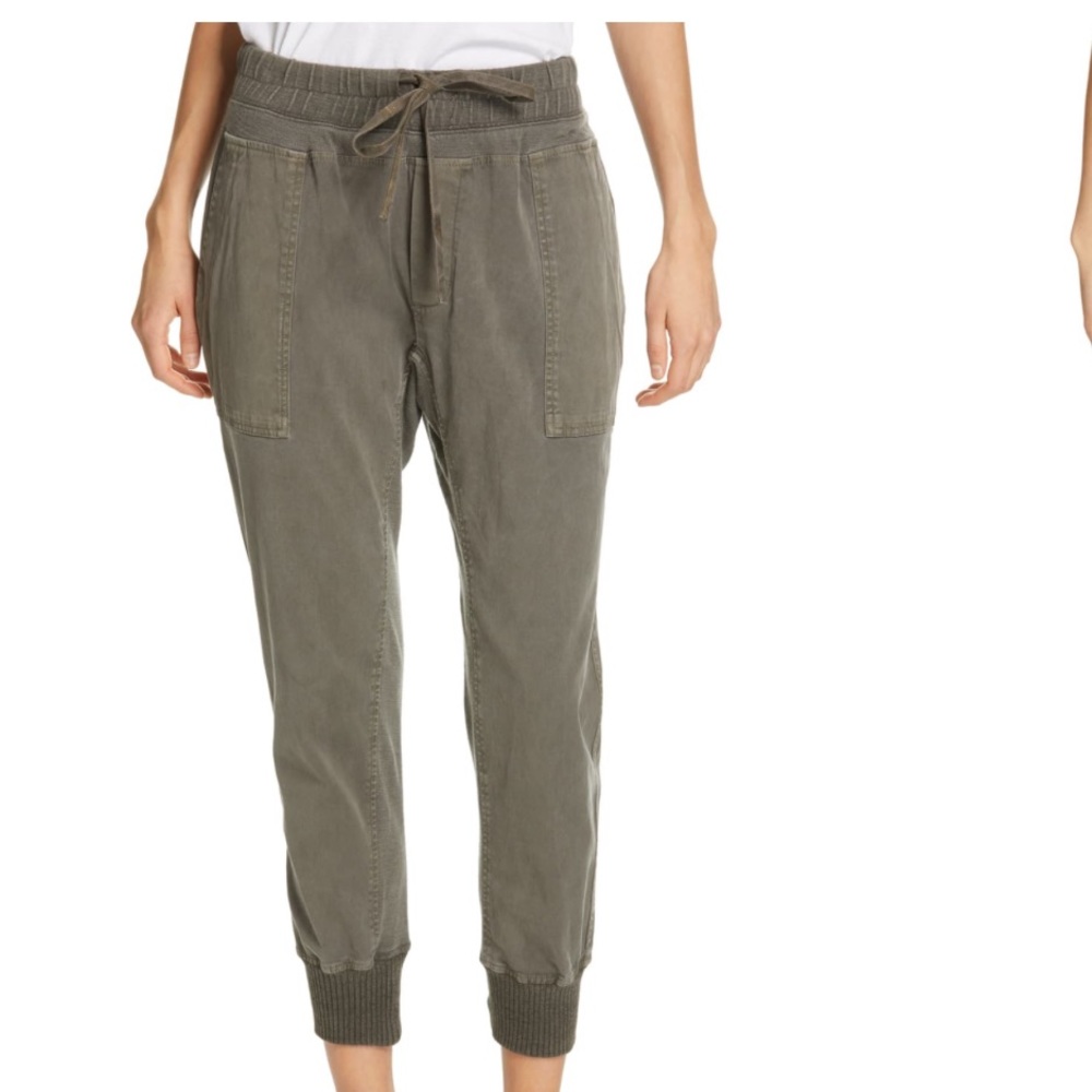 James Perse Size 1 Cargo Linen Joggers